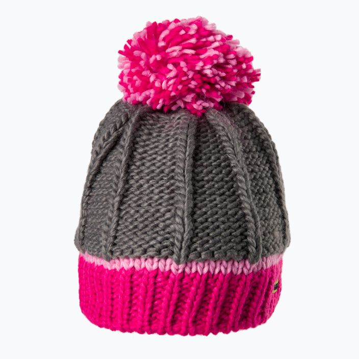Viking Kiddi grey-pink children's winter cap 201/21/8940 2