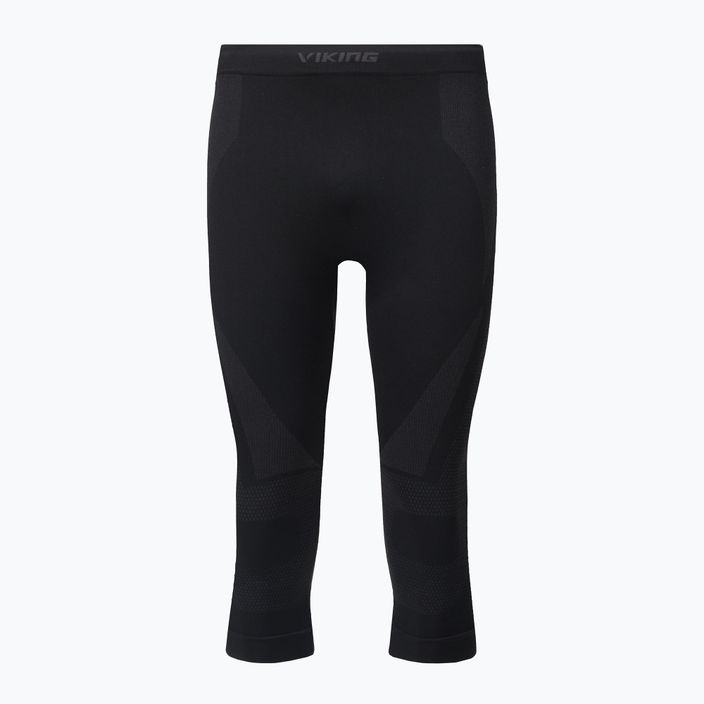 Men's thermal pants Viking Eiger 3/4 black 500/21/2085 4