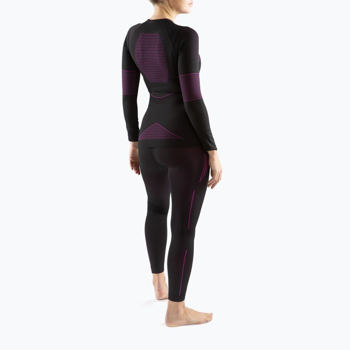 Women's thermal underwear Viking Etna black/pink 500/21/3090 2