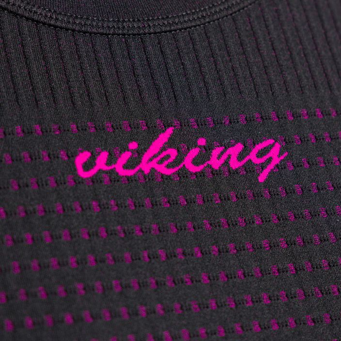Women's thermal underwear Viking Etna black/pink 500/21/3090 10