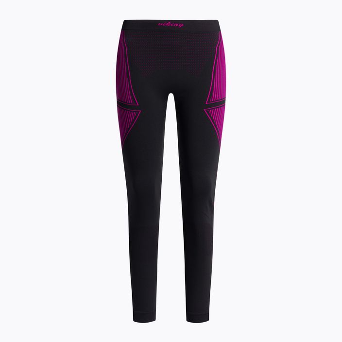 Women's thermal underwear Viking Etna black/pink 500/21/3090 14