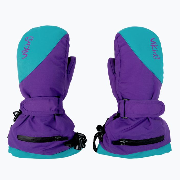 Children's ski gloves Viking Mailo purple 125/21/1125 3