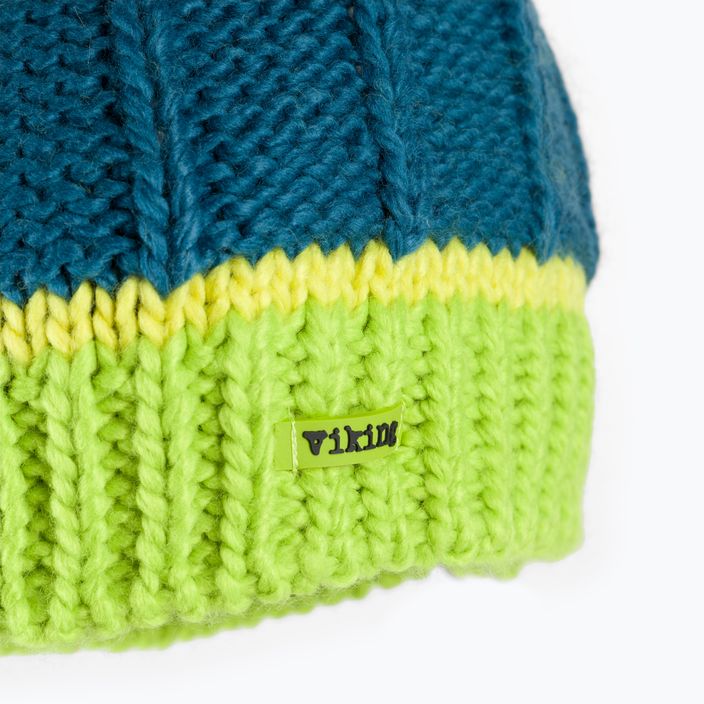 Viking Kiddi blue-green children's winter cap 201/21/8940 3
