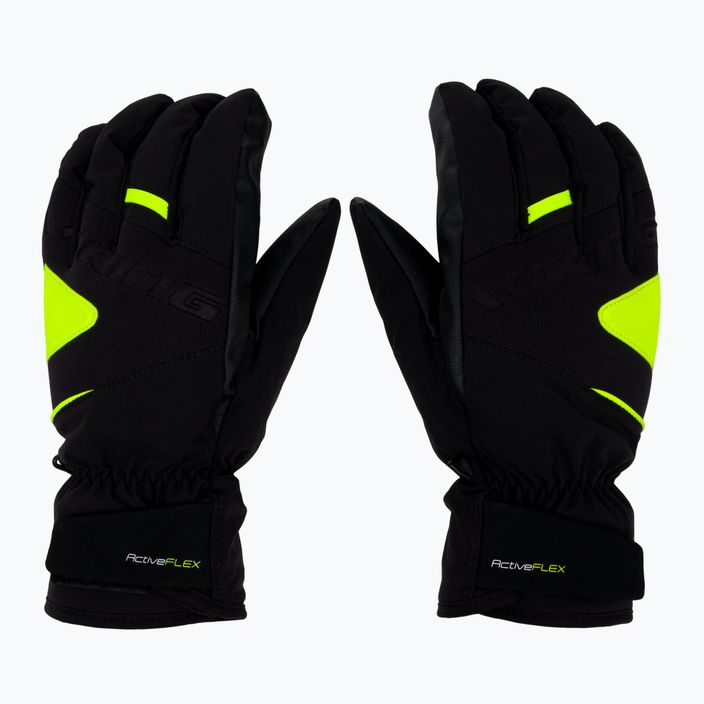 Men's Viking Granit Ski Gloves yellow 110/22/4011/64 2
