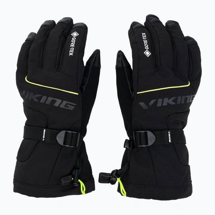Men's Viking Hudson GTX Ski Gloves Black 160/22/8282/64 2