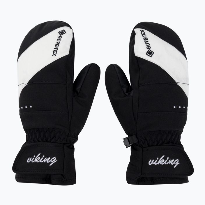 Women's ski gloves Viking Sherpa GTX Mitten Ski black and white 150/22/0077/01 3