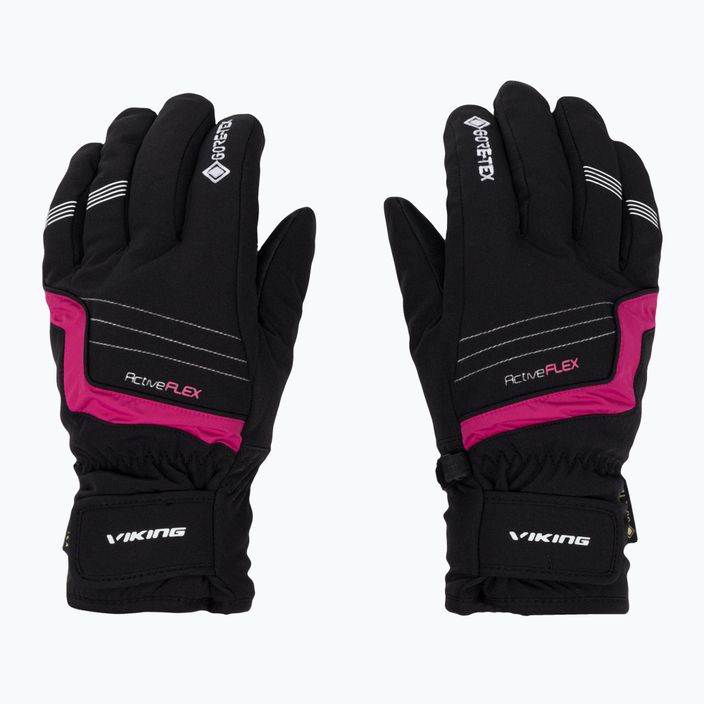 Children's ski glove Viking Helix GTX black 165/22/2252/46 2