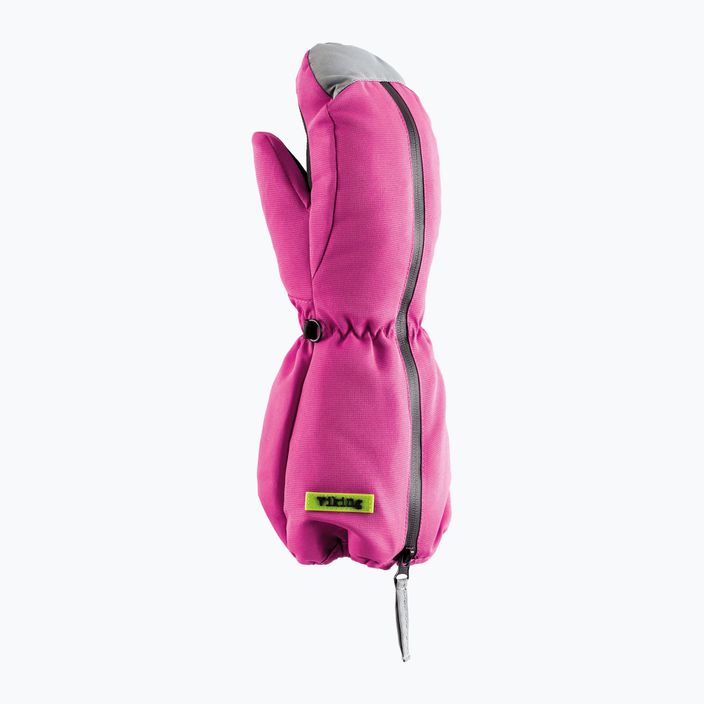 Viking Otzi pink children's ski gloves 125/22/8500/46 5