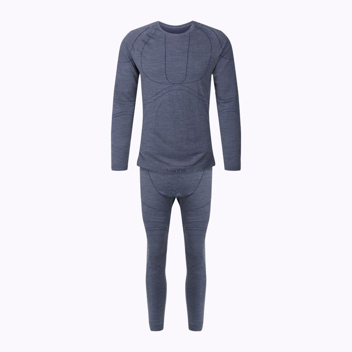 Men's thermal underwear Viking Lan Pro Merino grey 500/22/7575 8