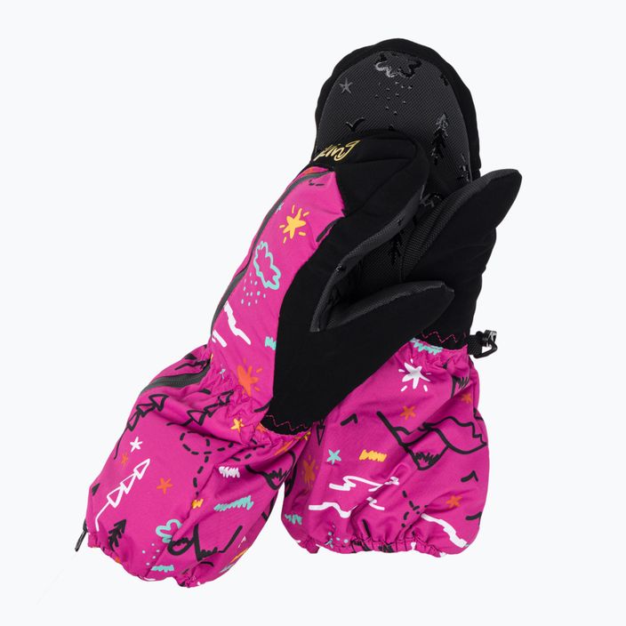 Viking Snoppy pink children's ski gloves 125/23/2288/46