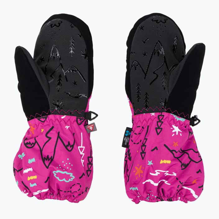 Viking Snoppy pink children's ski gloves 125/23/2288/46 3
