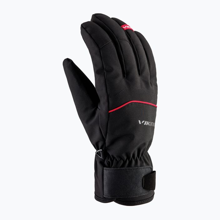 Men's Viking Solven Ski Gloves Black/Red 110/23/7558/34 6