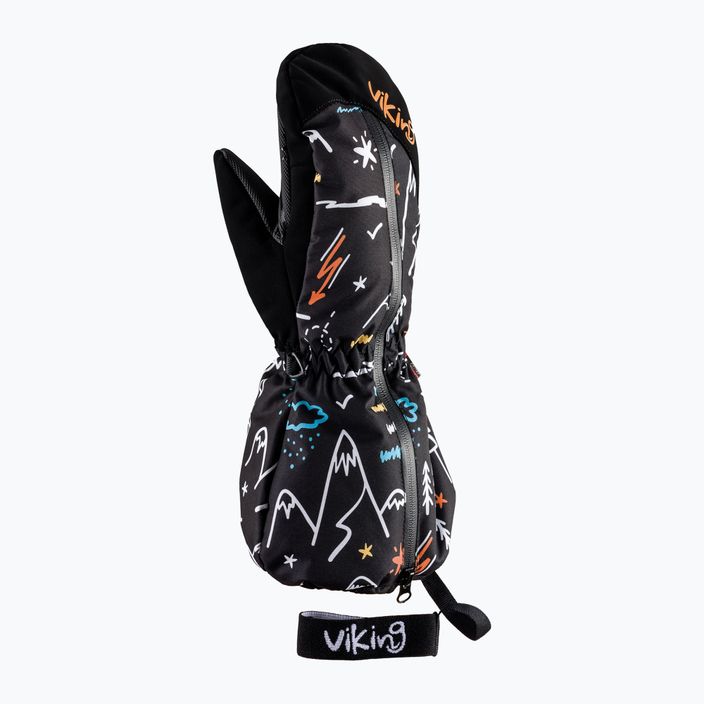 Viking Snoppy children's ski gloves black 125/23/2288/09 8
