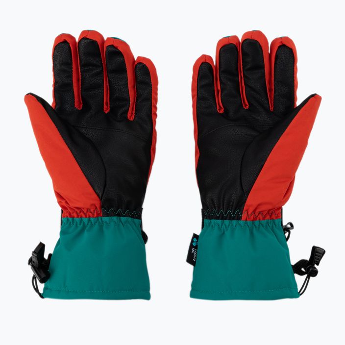 Viking Brother Louis men's ski gloves green/red 110/24/6226 2