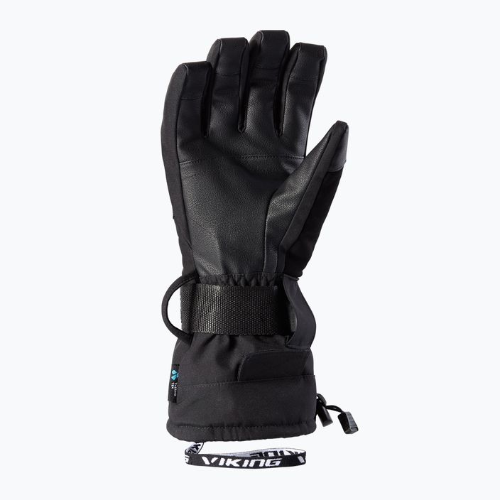 Women's ski gloves Viking Eltoro black/grey 161/24/4244 7