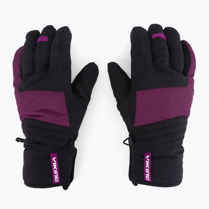 Viking Espada men's ski gloves black/purple 113/24/4587 3