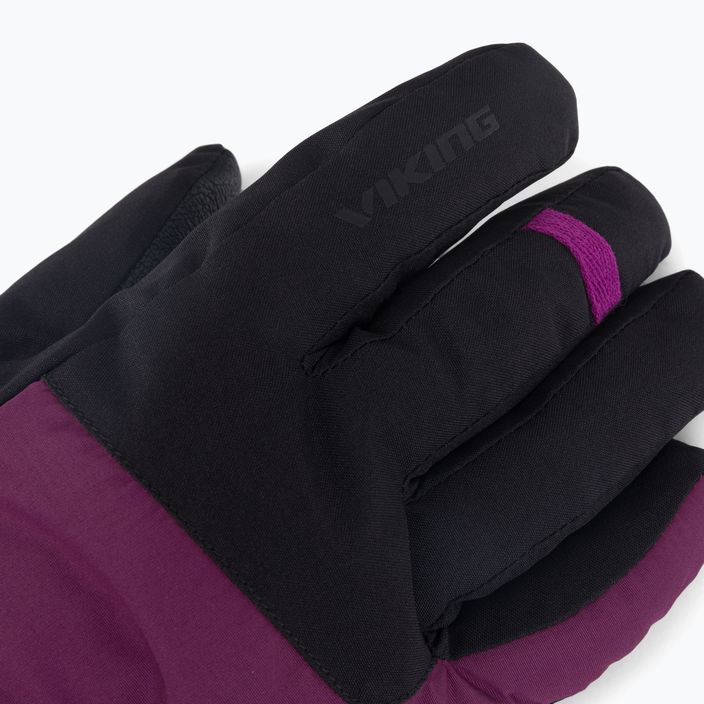 Viking Espada men's ski gloves black/purple 113/24/4587 4