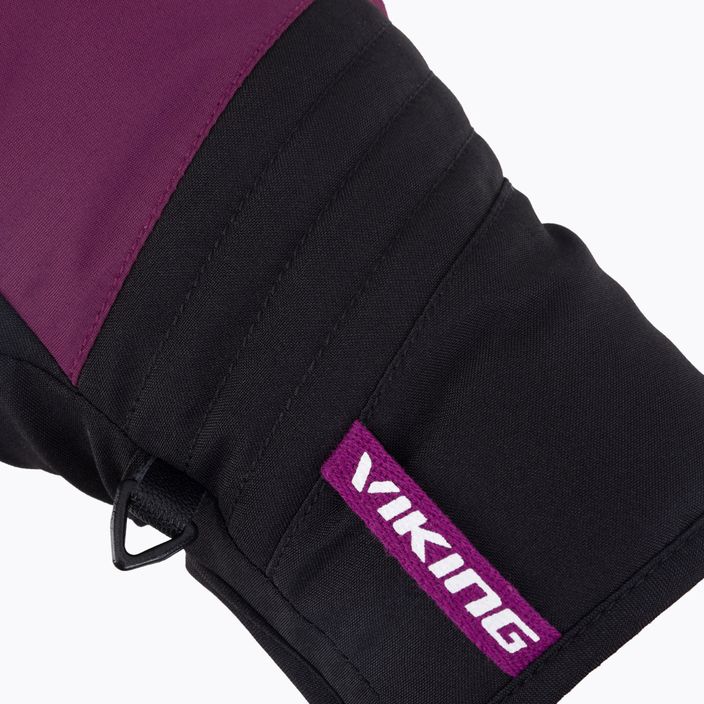 Viking Espada men's ski gloves black/purple 113/24/4587 5
