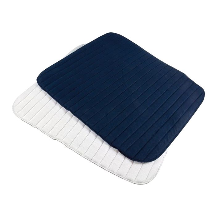 York horse wrap pads white and navy blue 20301 2