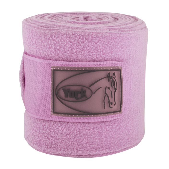York fleece horse wraps pink 20119 2