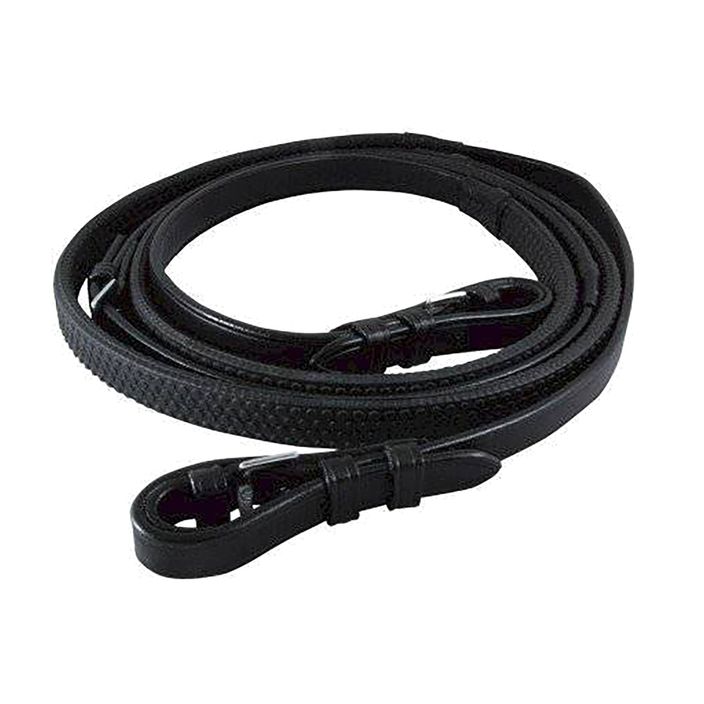 York rubber-leather horse leads black 38090303 2