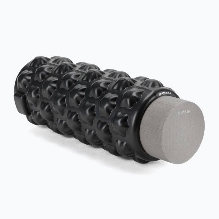 Spokey Roll 2in1 exercise roller black 838333 2