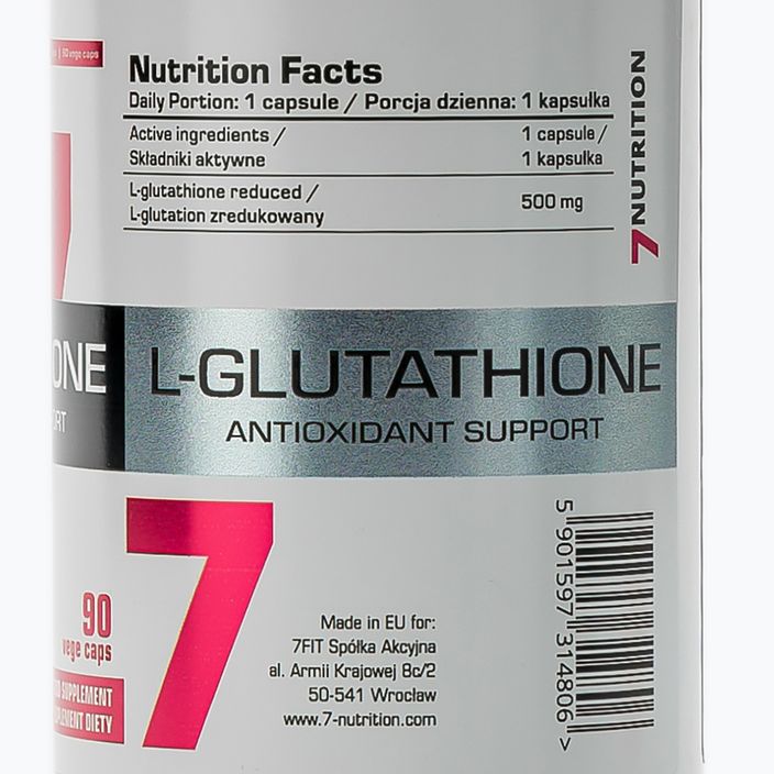 L-Glutathione 7Nutrition antioxidant 90 capsules 7Nu000466 3