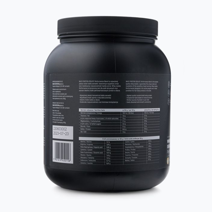 Whey Protein Isolate Raw Nutrition 900g cake WPI-59017 3