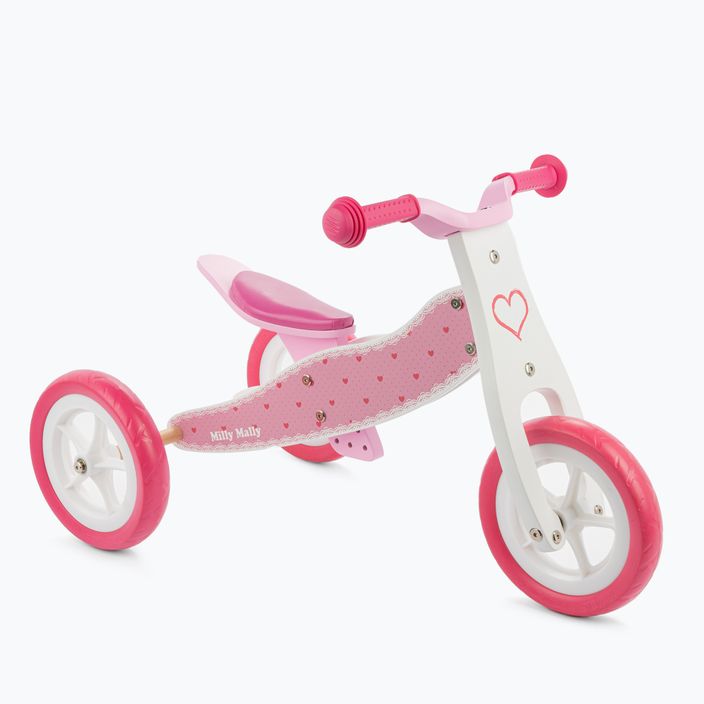 Milly Mally 2in1 tricycle Look pink 2772 2