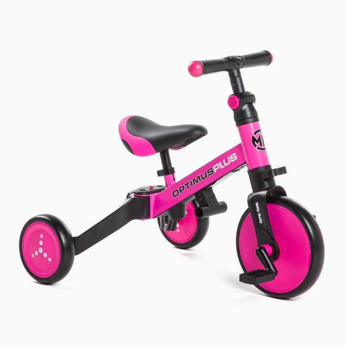 Milly Mally 4in1 tricycle Optimus Plus pink 3