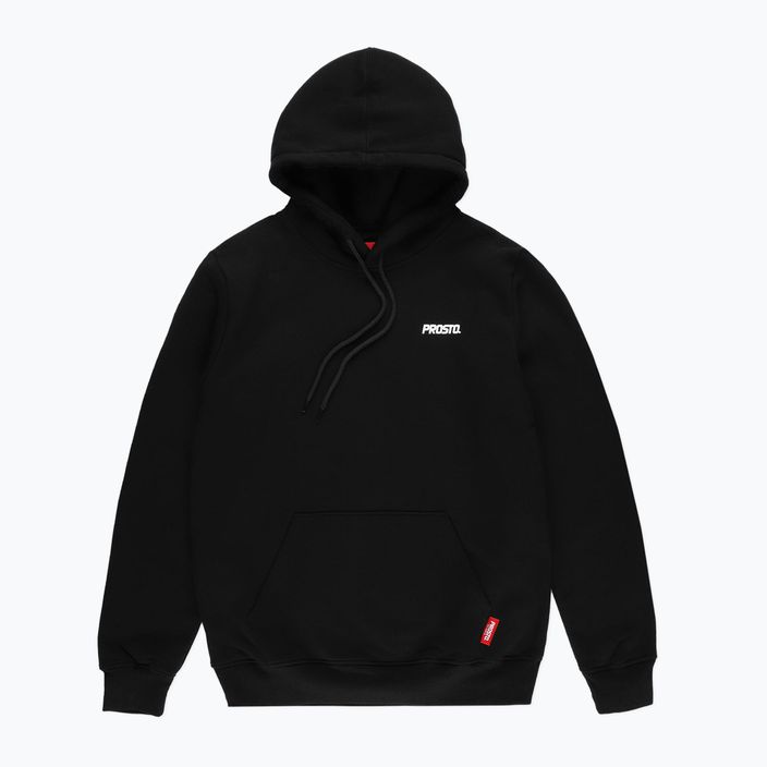 Men's hoodie PROSTO Just black KL222MSWE2181