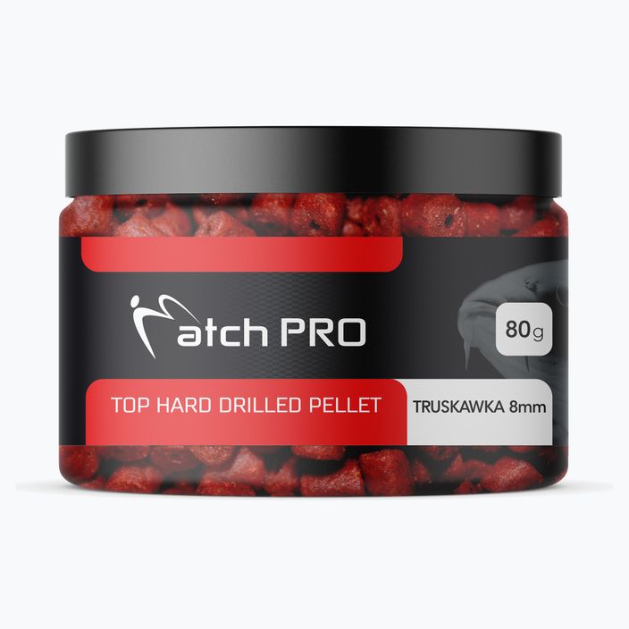 MatchPro Top Hard Drilled Strawberry 8 mm hook pellets 979522