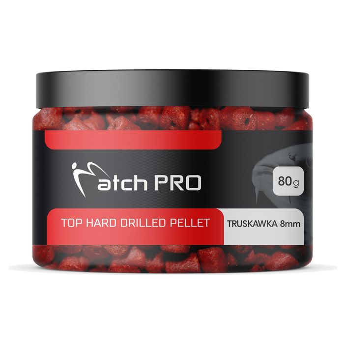 MatchPro Top Hard Drilled Strawberry 8 mm hook pellets 979522 2