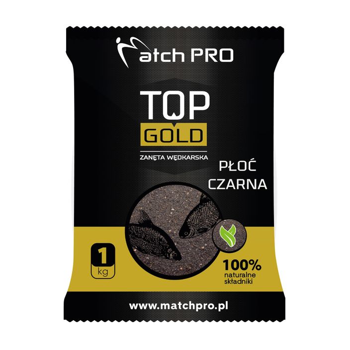 MatchPro Top Gold roach fishing groundbait Black 1 kg 970008 2