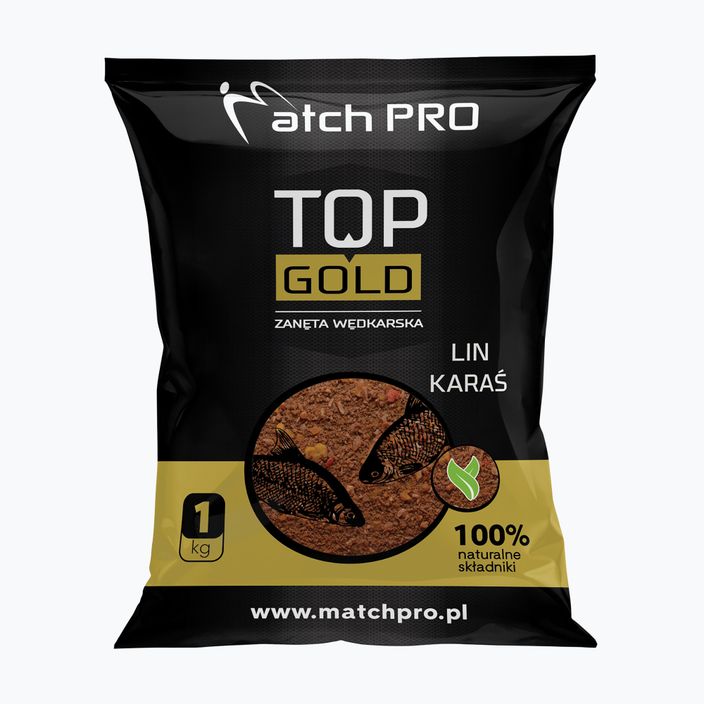 MatchPro Top Gold Lin - Carp fishing groundbait 1 kg 970014