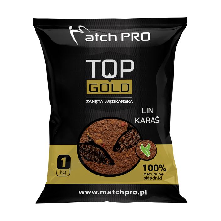 MatchPro Top Gold Lin - Carp fishing groundbait 1 kg 970014 2