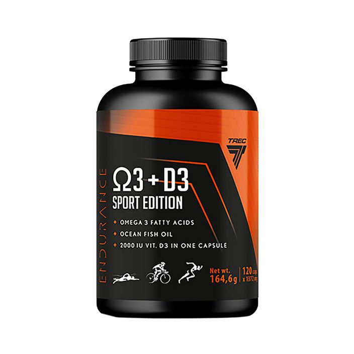 Omega 3 + D3 Sport Edition Trec fatty acids 120 caps TRE/947 2