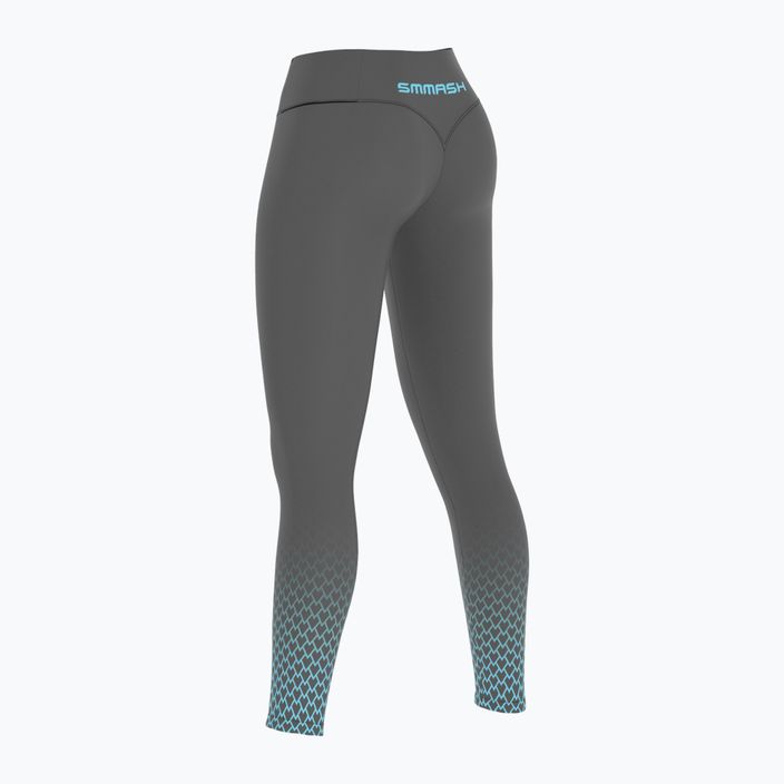 Women's training leggings SMMASH Scale 3D Highwaist grey LSO11-002 3