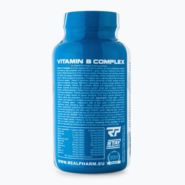 Vitamin B Complex Real Pharm vitamin B complex 90 tablets 701244 2