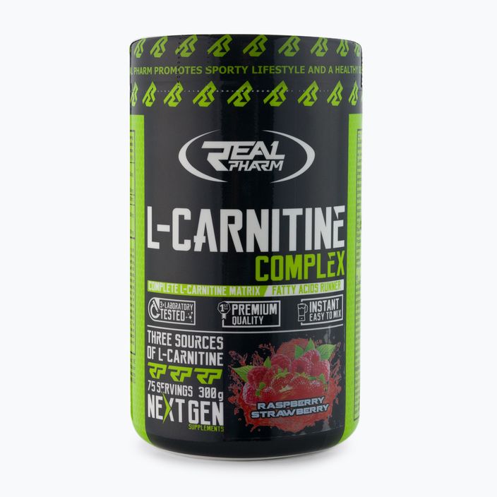 L-Carnitine Complex Real Pharm fat burner 300g raspberry-strawberry 703767