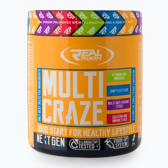 Multi Craz Real Pharm vitamin and mineral complex 270 tablets 705020