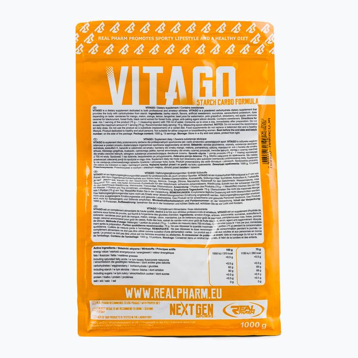 Carbo Vita GO Real Pharm carbohydrates 1kg mango-maracuja 708106 2