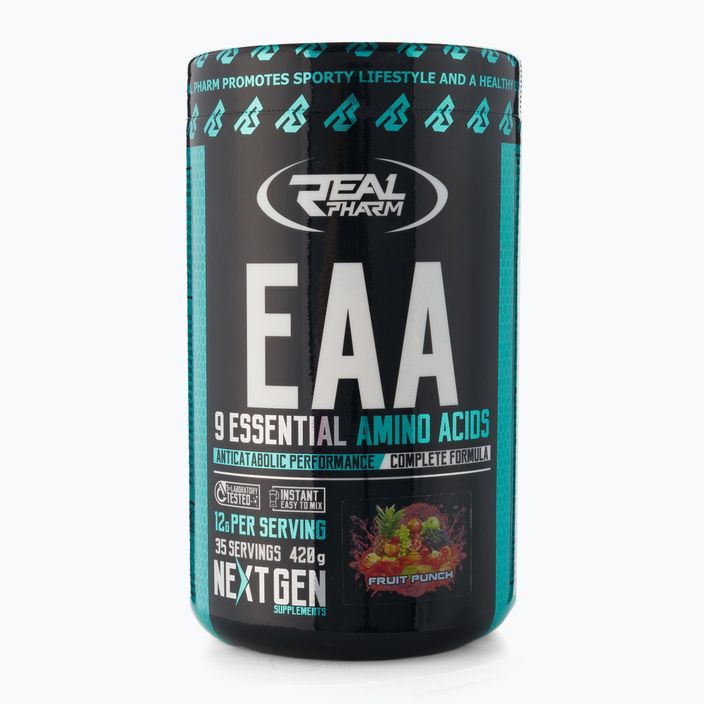EAA Real Pharm amino acids 420g fruit punch 708625
