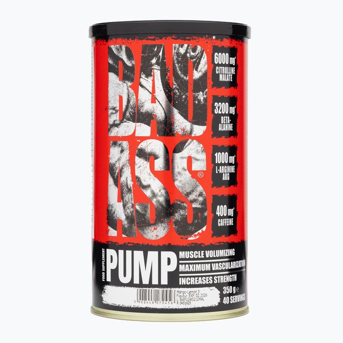 Fitness Authority pre-workout Bad Ass Pump 350 g mango/lemon