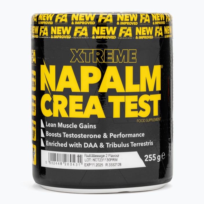 Fitness Authority creatine Napalm Crea Test 255 g fruit massage