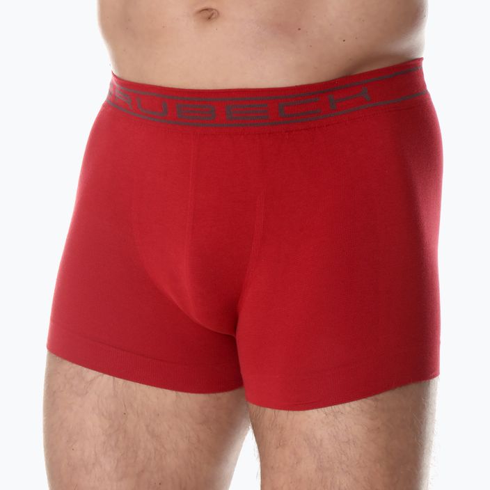 Men's thermal boxer shorts Brubeck BX10050A Comfort Cotton dark red 5