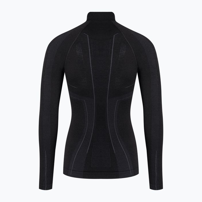 Brubeck Extreme Wool 9982 women's thermal T-shirt black LS11930 2