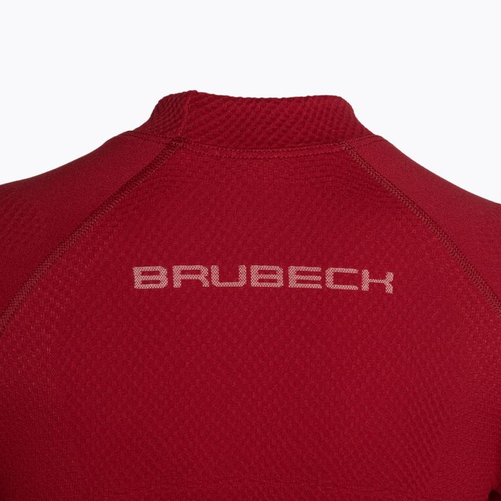Women's thermal T-shirt Brubeck LS15280 Extreme Thermo maroon 6