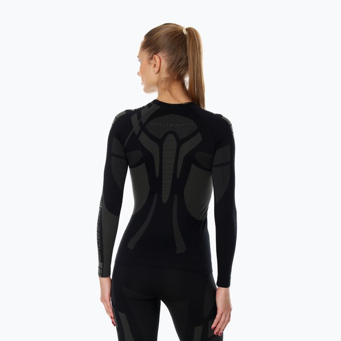 Brubeck Dry 86 women's thermal T-shirt black LS13070 3
