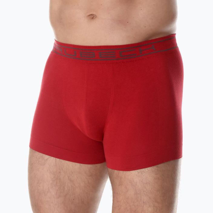 Men's thermal boxer shorts Brubeck BX00501A Comfort Cotton dark red 6